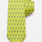 Corbata de seda Martini Amarillo con estampado de martinis – Mr. Tie