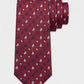 Corbata de seda Monaco Red con estampado de barcos – Mr. Tie