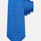 Corbata de seda Maranello Azul con estampado de carros – Mr. Tie